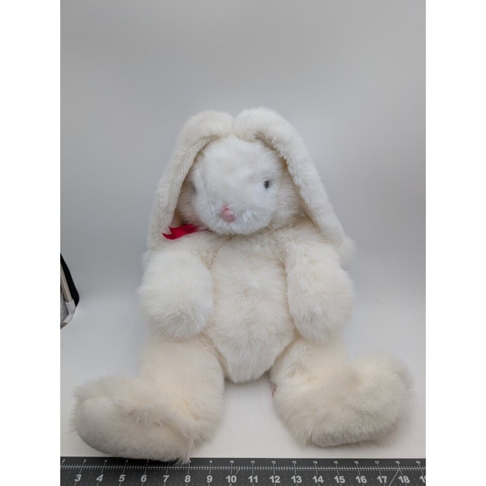 Mervyns Floppy Friends White Rabbit‎ Plush Bunny 24 Inch Stuffed Animal Toy